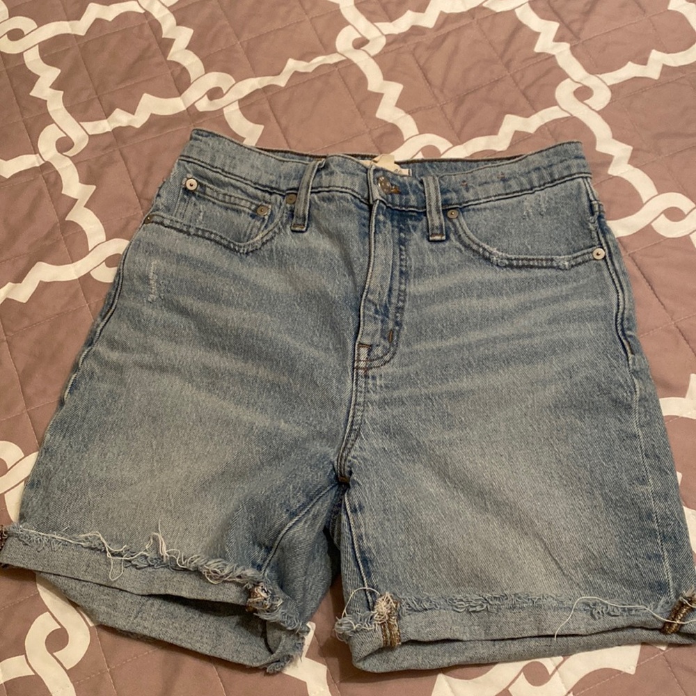 Madewell high rise shorts, 26